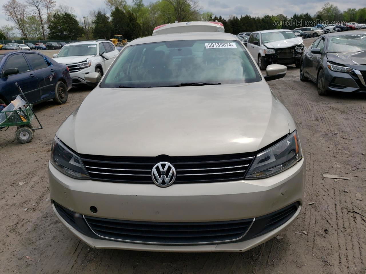 2013 Volkswagen Jetta Se Tan vin: 3VWDP7AJ8DM237686