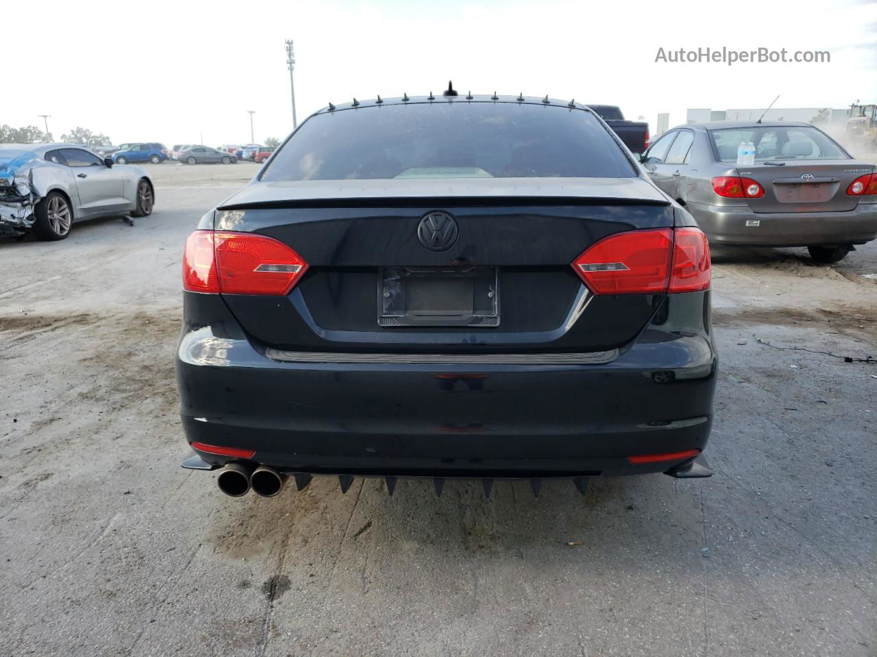 2013 Volkswagen Jetta Se Black vin: 3VWDP7AJ8DM375650