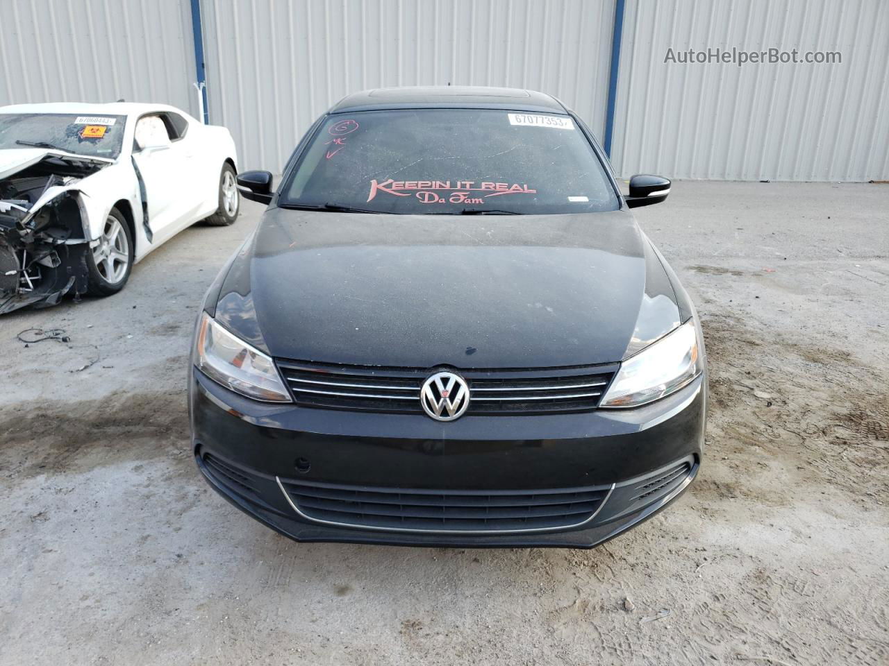 2013 Volkswagen Jetta Se Black vin: 3VWDP7AJ8DM375650