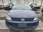 2013 Volkswagen Jetta Se Blue vin: 3VWDP7AJ8DM402863