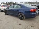 2013 Volkswagen Jetta Se Blue vin: 3VWDP7AJ8DM409330