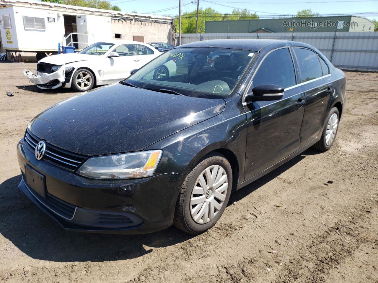 2013 Volkswagen Jetta Se Black vin: 3VWDP7AJ8DM419971