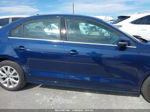 2013 Volkswagen Jetta Sedan Se W/convenience/sunroof Blue vin: 3VWDP7AJ8DM428587