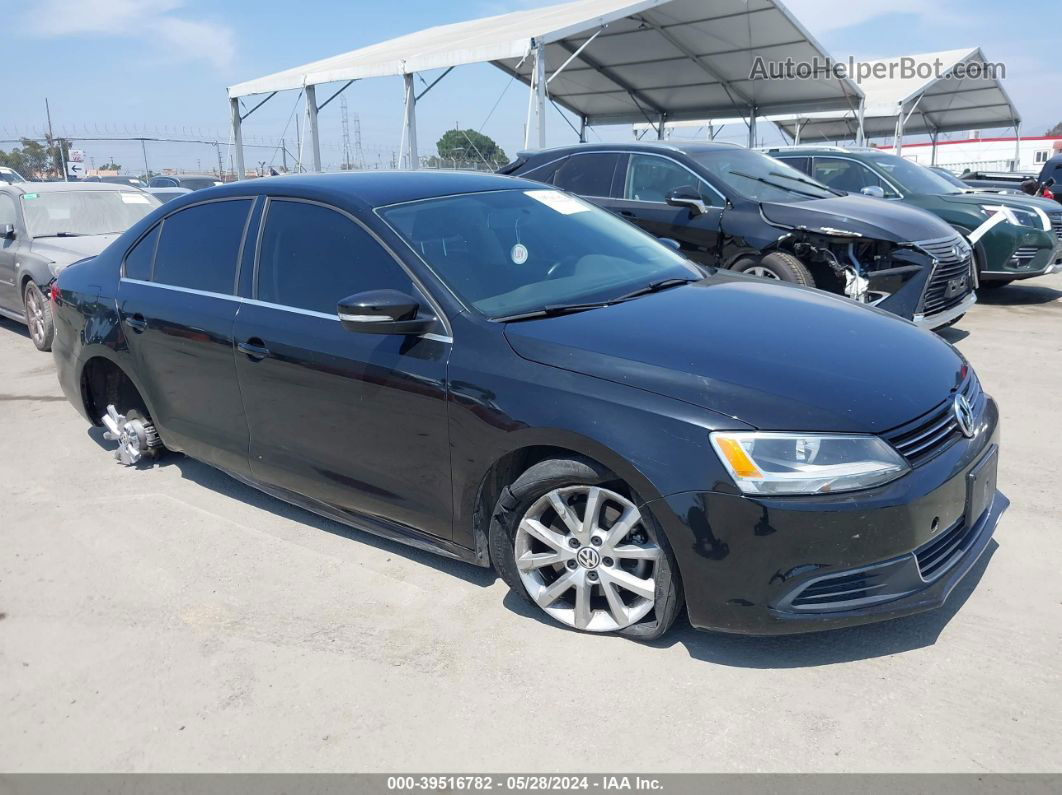 2013 Volkswagen Jetta 2.5l Se Black vin: 3VWDP7AJ8DM434082