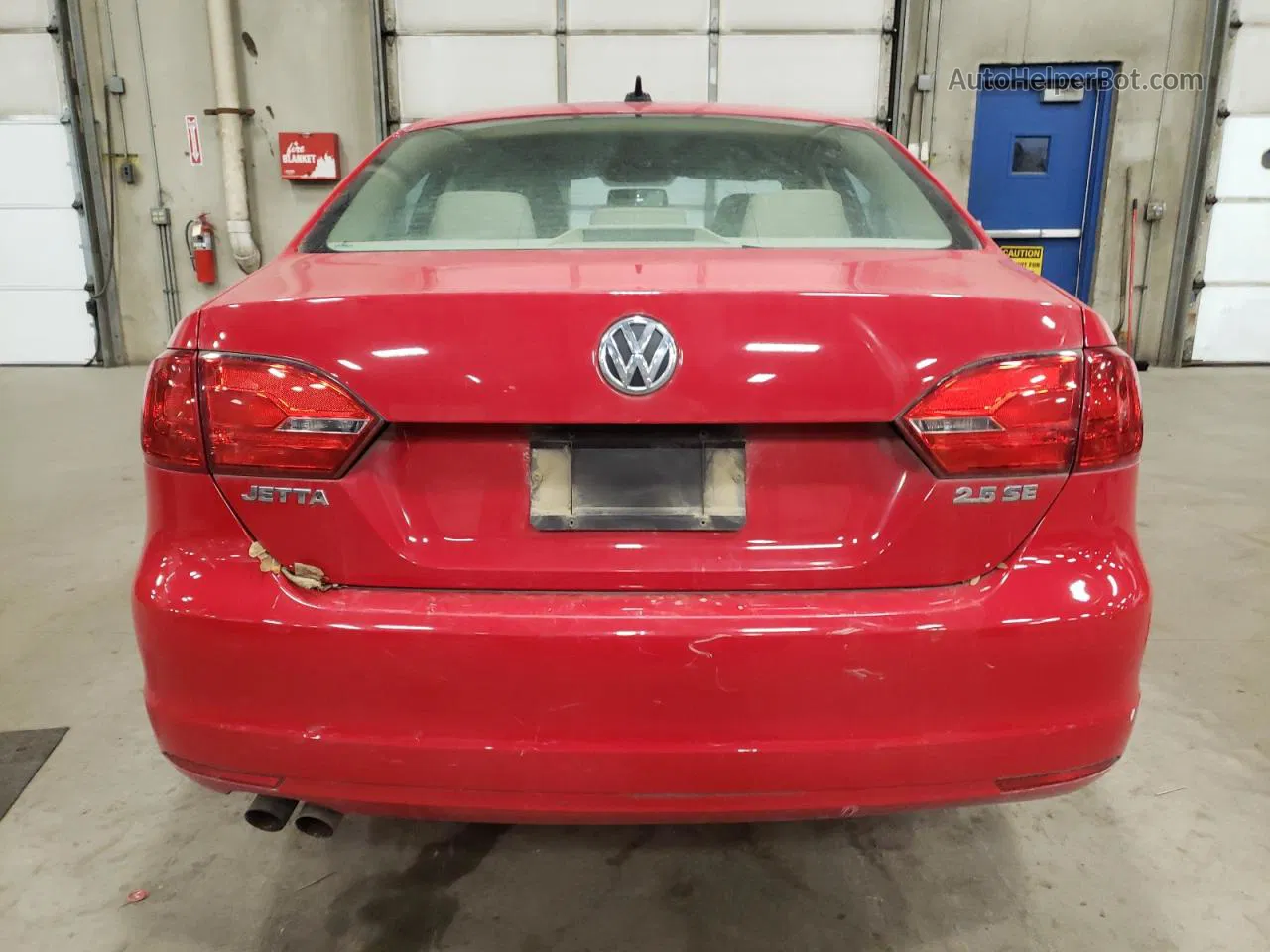 2012 Volkswagen Jetta Se Red vin: 3VWDP7AJ9CM117264