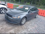 2012 Volkswagen Jetta 2.5l Se Gray vin: 3VWDP7AJ9CM333132