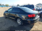 2012 Volkswagen Jetta 2.5l Se Black vin: 3VWDP7AJ9CM367300