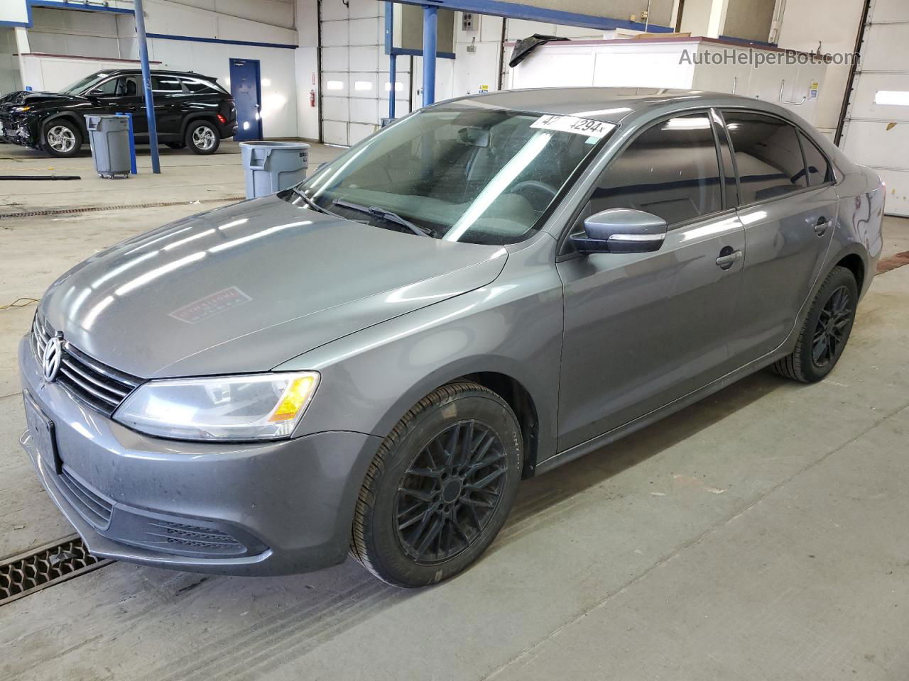 2012 Volkswagen Jetta Se Gray vin: 3VWDP7AJ9CM412946