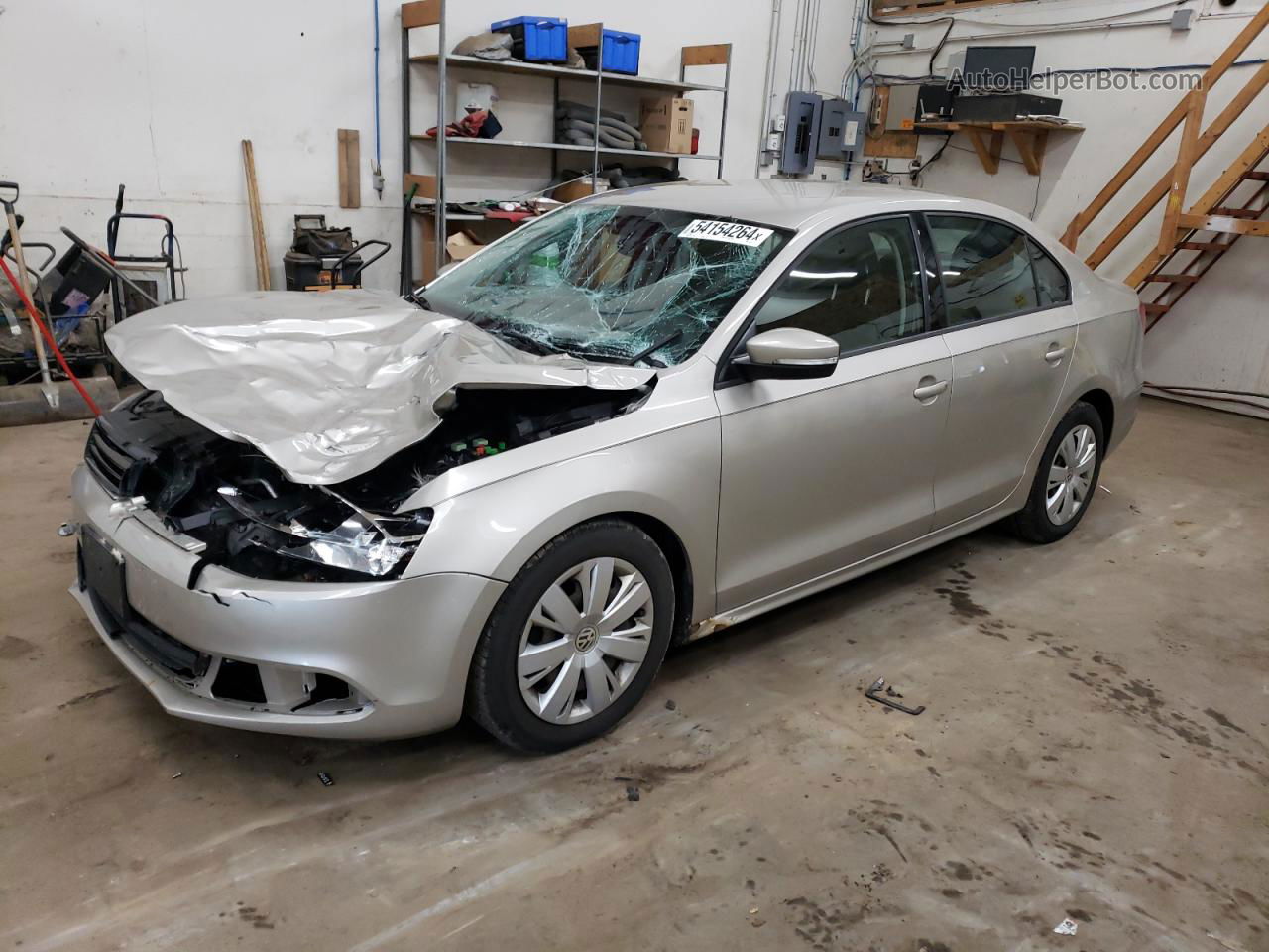 2012 Volkswagen Jetta Se Tan vin: 3VWDP7AJ9CM464917