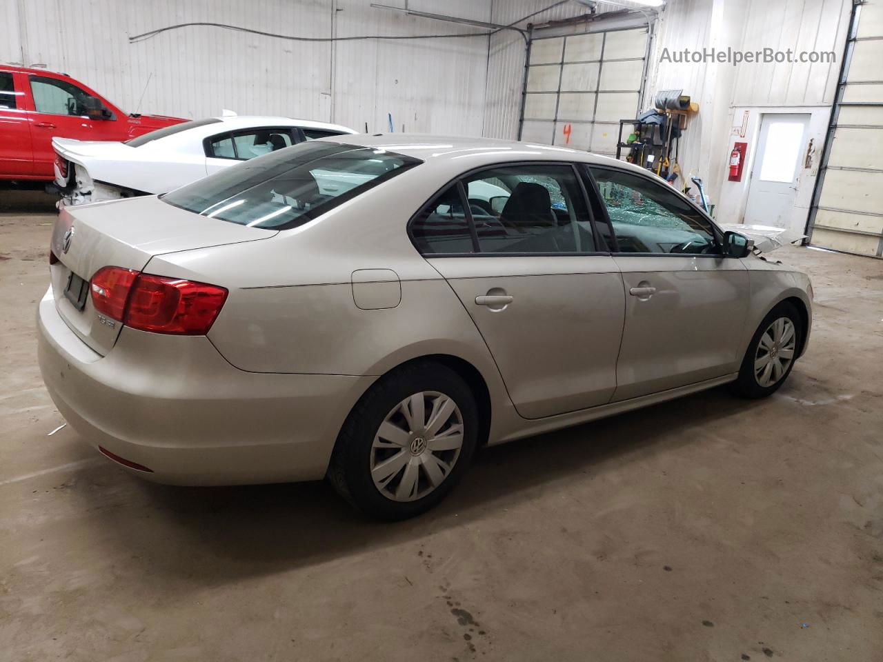 2012 Volkswagen Jetta Se Tan vin: 3VWDP7AJ9CM464917