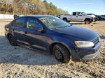 2013 Volkswagen Jetta Se Blue vin: 3VWDP7AJ9DM214000