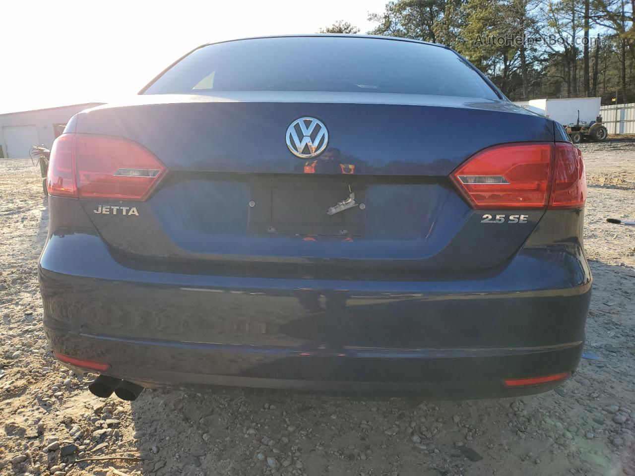 2013 Volkswagen Jetta Se Blue vin: 3VWDP7AJ9DM214000