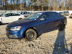 2013 Volkswagen Jetta Se Blue vin: 3VWDP7AJ9DM214000