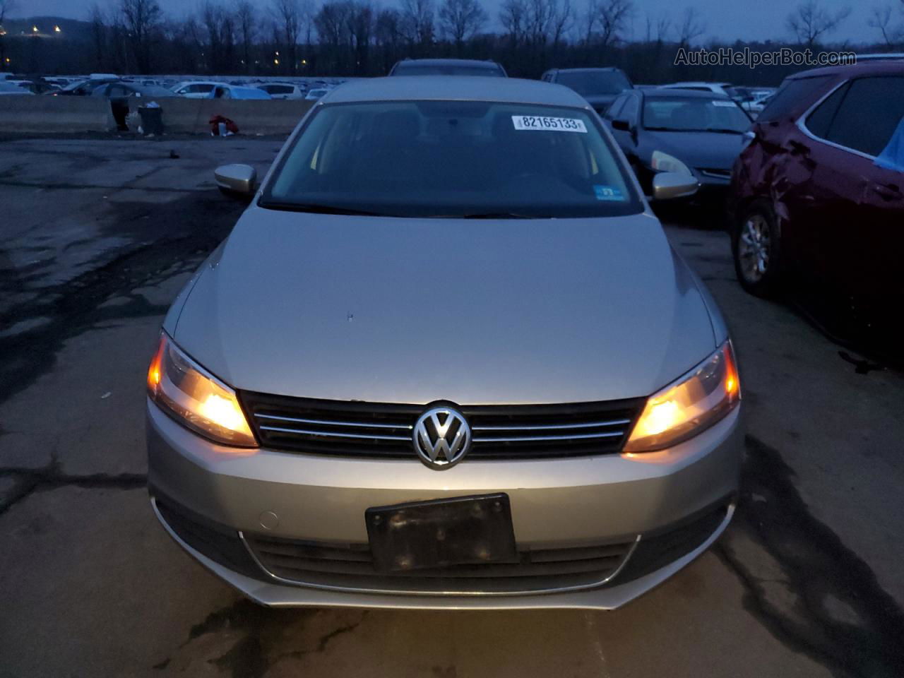 2013 Volkswagen Jetta Se Silver vin: 3VWDP7AJ9DM266467