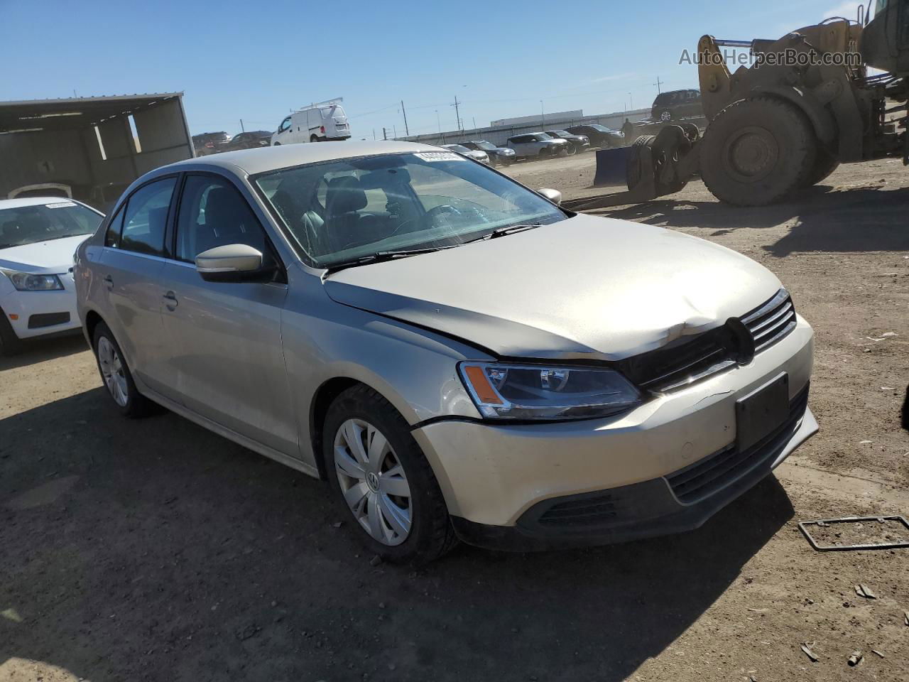 2013 Volkswagen Jetta Se Золотой vin: 3VWDP7AJ9DM275749