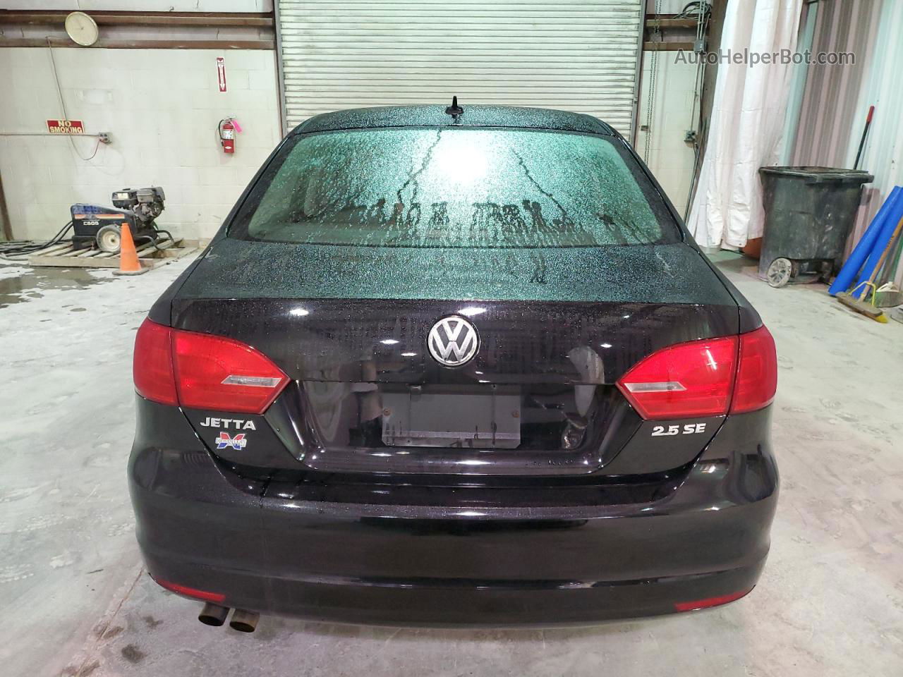 2013 Volkswagen Jetta Se Black vin: 3VWDP7AJ9DM277243