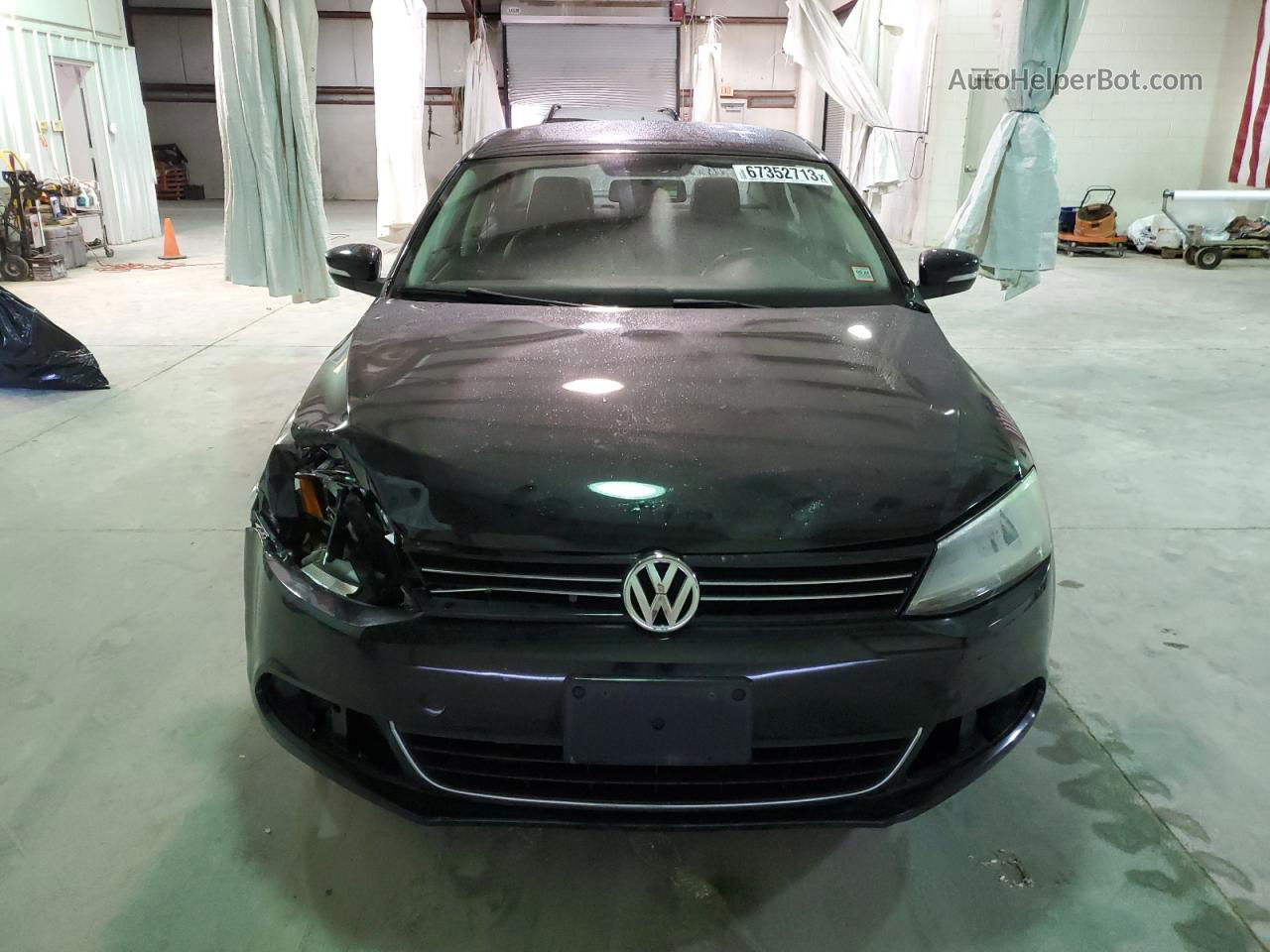 2013 Volkswagen Jetta Se Black vin: 3VWDP7AJ9DM277243