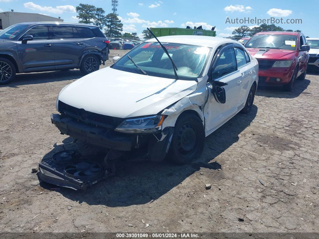 2013 Volkswagen Jetta 2.5l Se White vin: 3VWDP7AJ9DM282250