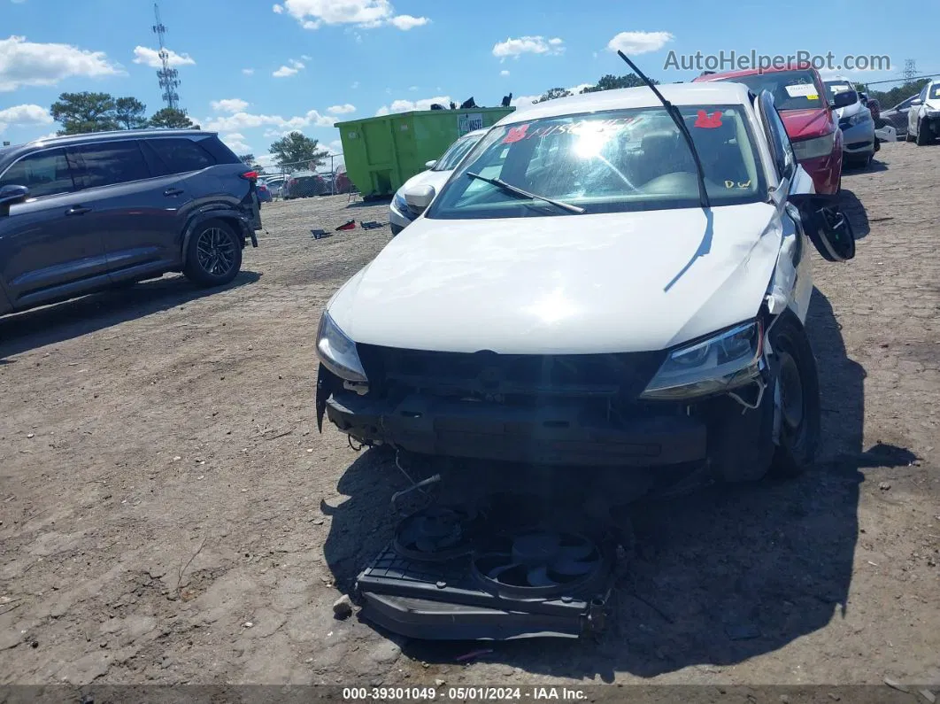 2013 Volkswagen Jetta 2.5l Se White vin: 3VWDP7AJ9DM282250