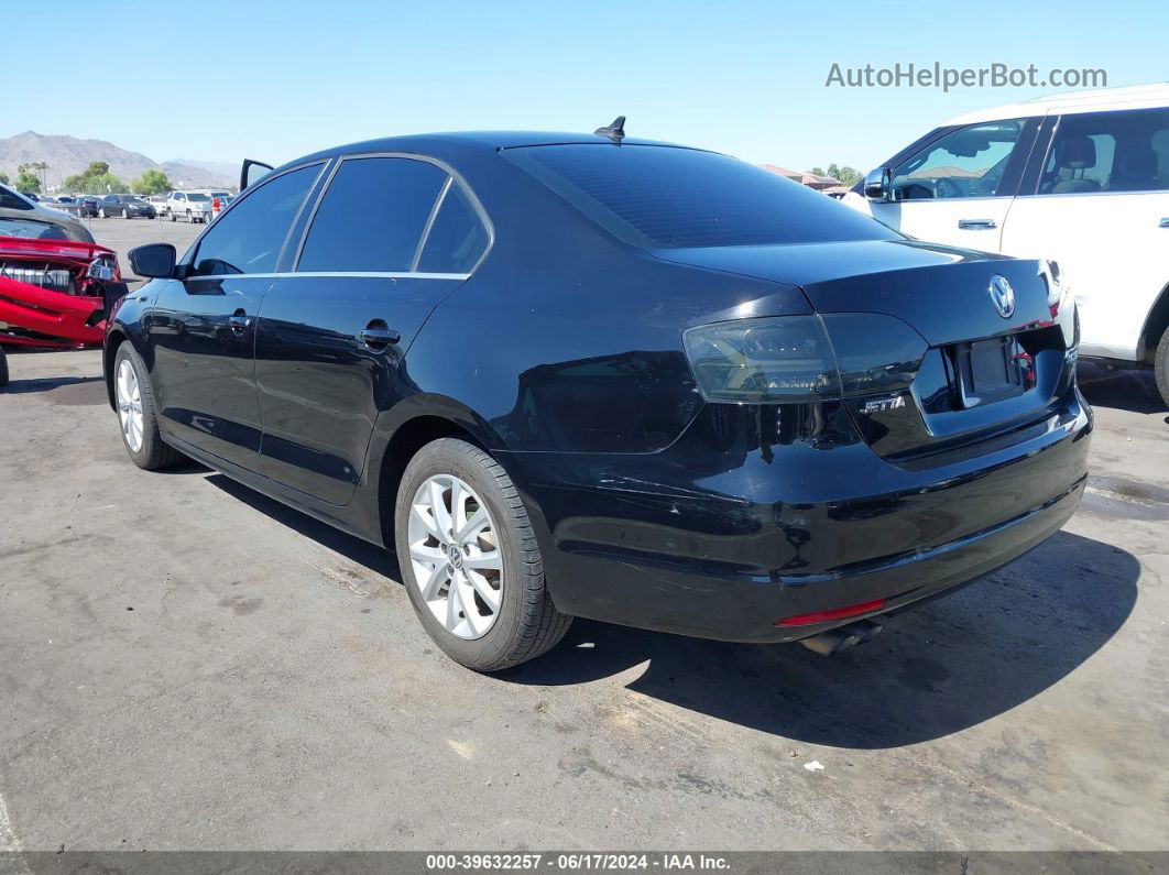 2013 Volkswagen Jetta 2.5l Se Black vin: 3VWDP7AJ9DM290915