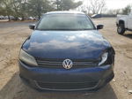 2013 Volkswagen Jetta Se Blue vin: 3VWDP7AJ9DM394675