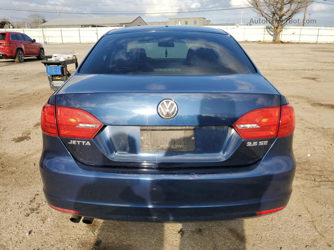 2013 Volkswagen Jetta Se Blue vin: 3VWDP7AJ9DM394675