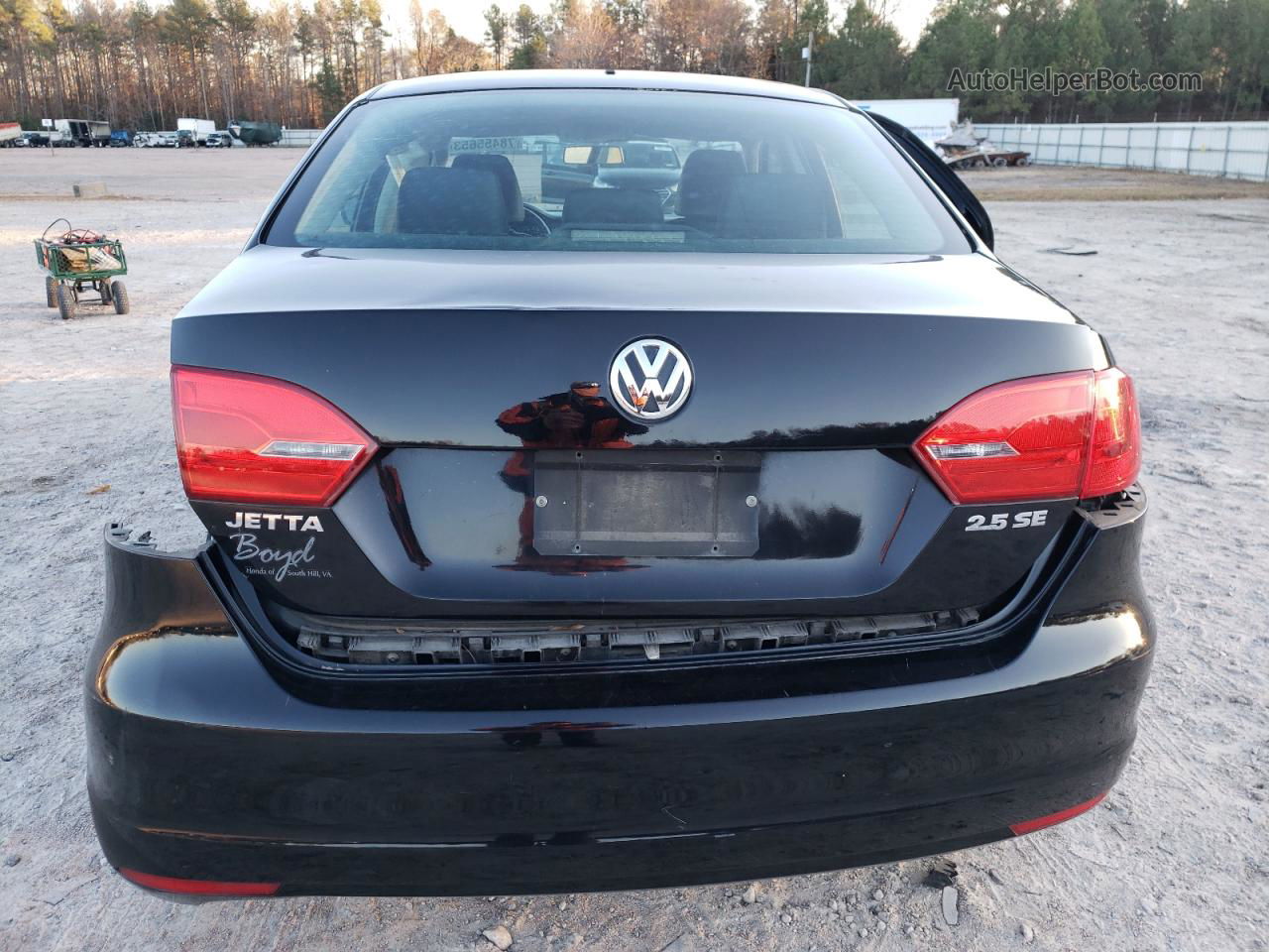 2013 Volkswagen Jetta Se Black vin: 3VWDP7AJ9DM406887