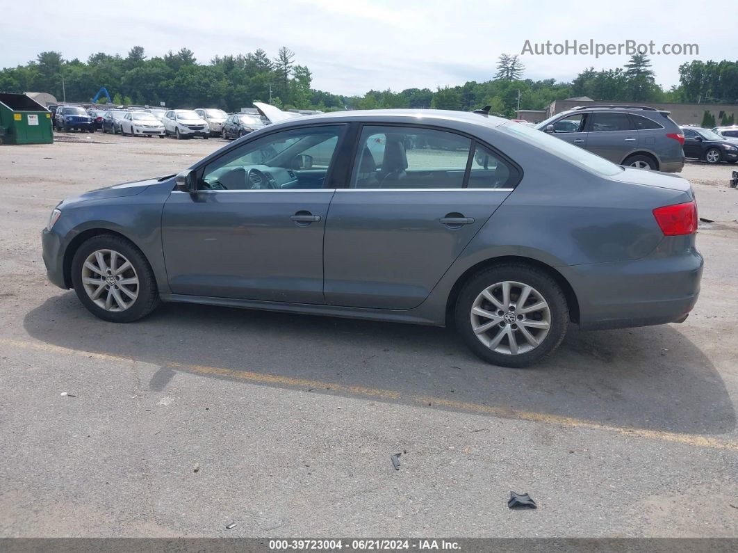 2013 Volkswagen Jetta 2.5l Se Gray vin: 3VWDP7AJ9DM420076