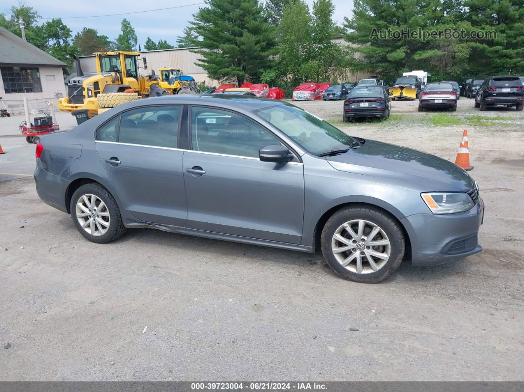 2013 Volkswagen Jetta 2.5l Se Gray vin: 3VWDP7AJ9DM420076