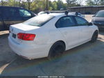 2013 Volkswagen Jetta 2.5l Se White vin: 3VWDP7AJ9DM421874