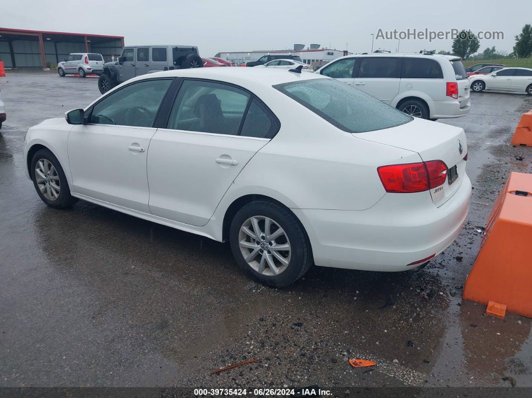 2013 Volkswagen Jetta 2.5l Se White vin: 3VWDP7AJ9DM450615