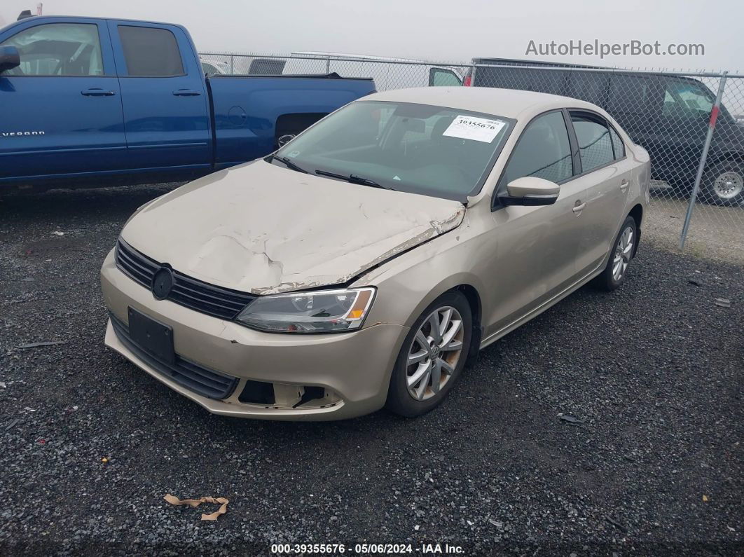 2012 Volkswagen Jetta 2.5l Se Gold vin: 3VWDP7AJXCM119699