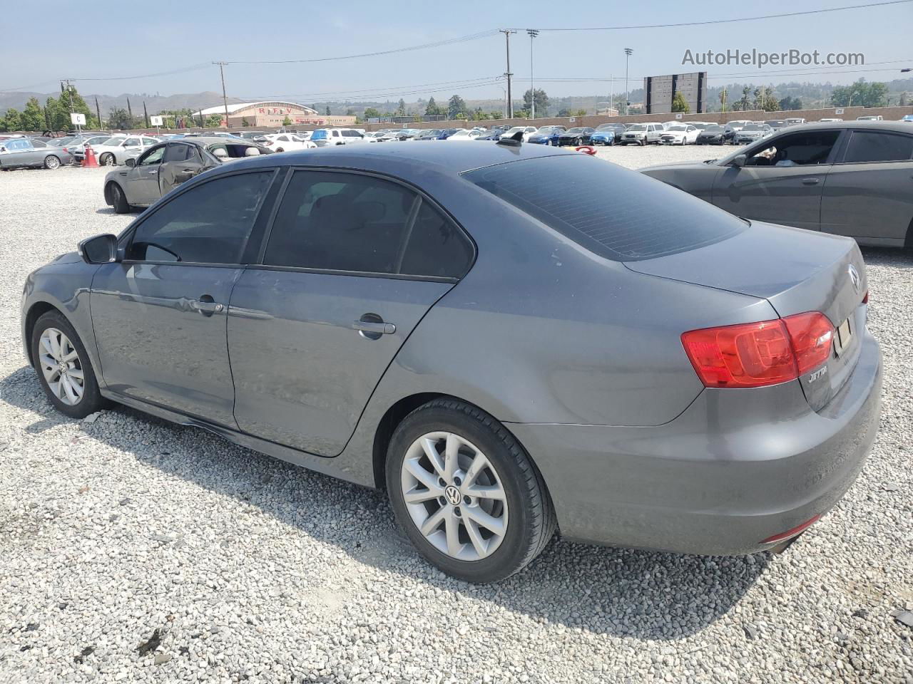 2012 Volkswagen Jetta Se Gray vin: 3VWDP7AJXCM326688