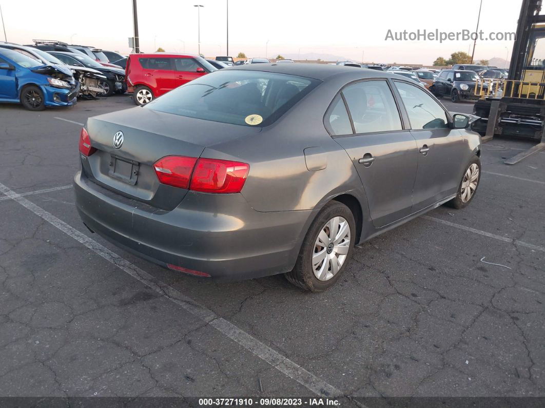 2012 Volkswagen Jetta Sedan Se Pzev Gray vin: 3VWDP7AJXCM331440