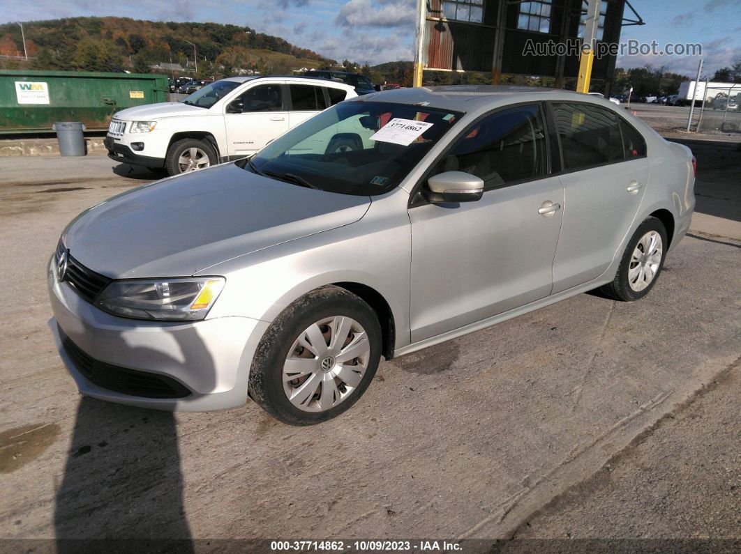 2012 Volkswagen Jetta Sedan Se Pzev Серебряный vin: 3VWDP7AJXCM331535