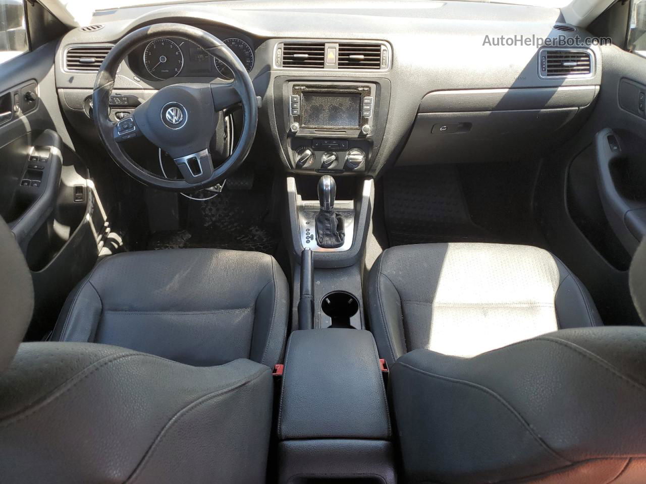 2012 Volkswagen Jetta Se Black vin: 3VWDP7AJXCM346519