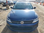 2012 Volkswagen Jetta Se Blue vin: 3VWDP7AJXCM373705