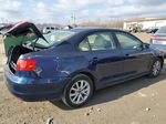 2012 Volkswagen Jetta Se Blue vin: 3VWDP7AJXCM373705