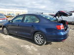 2012 Volkswagen Jetta Se Blue vin: 3VWDP7AJXCM373705