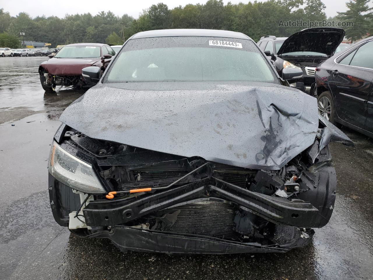 2012 Volkswagen Jetta Se Gray vin: 3VWDP7AJXCM411739