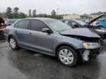 2012 Volkswagen Jetta Se Gray vin: 3VWDP7AJXCM411739