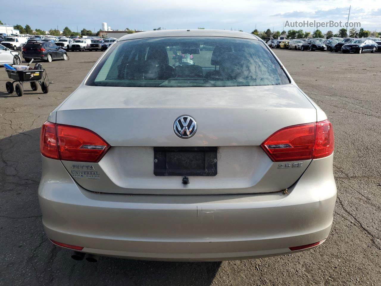 2013 Volkswagen Jetta Se Gold vin: 3VWDP7AJXDM248124