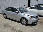 2013 Volkswagen Jetta Se Silver vin: 3VWDP7AJXDM309228