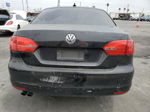 2013 Volkswagen Jetta Se Black vin: 3VWDP7AJXDM352774