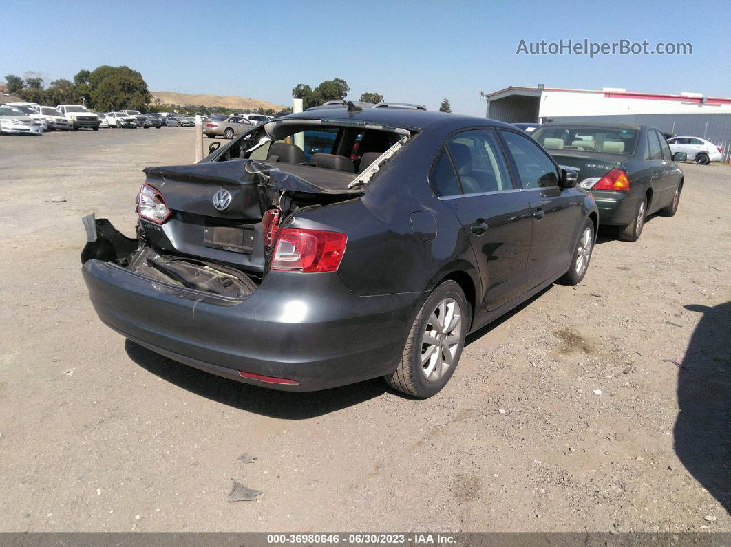 2013 Volkswagen Jetta Sedan Se W/convenience Gray vin: 3VWDP7AJXDM384463