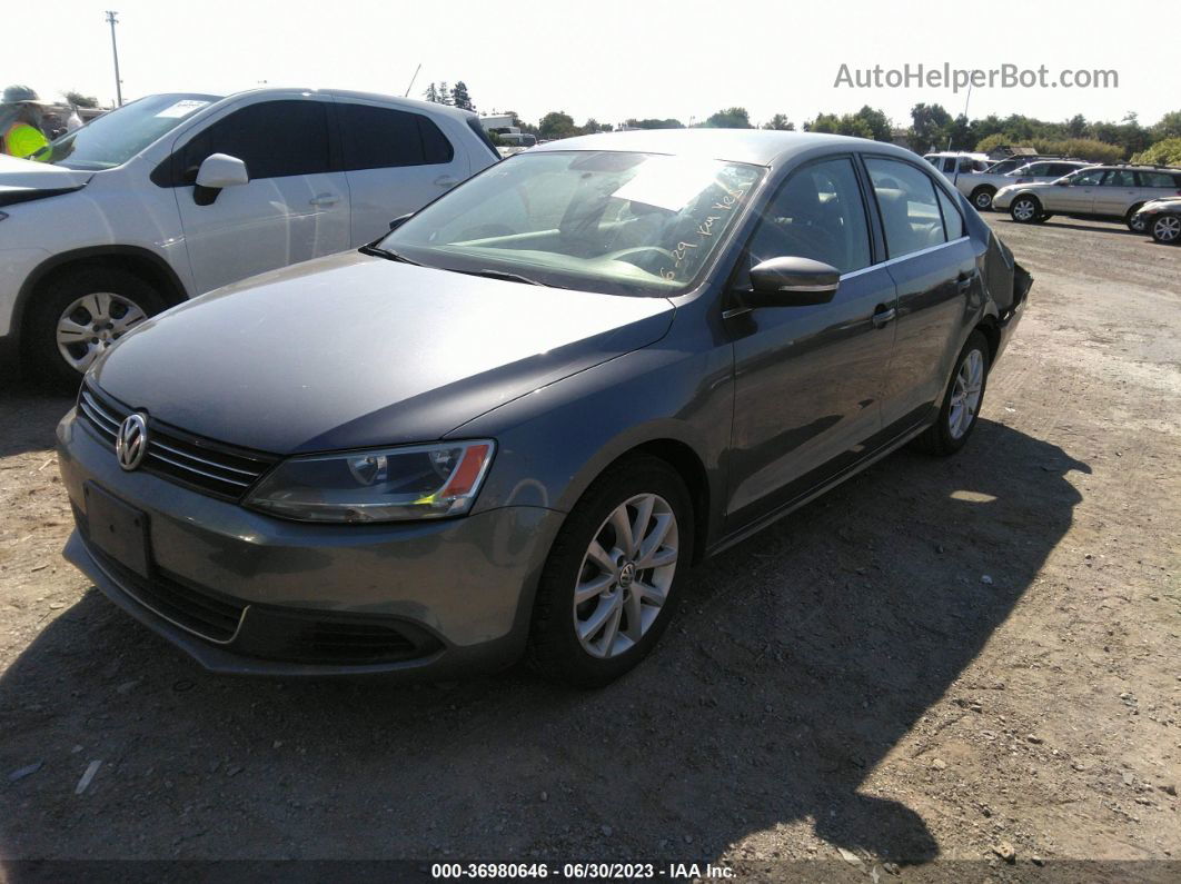 2013 Volkswagen Jetta Sedan Se W/convenience Gray vin: 3VWDP7AJXDM384463