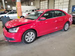 2013 Volkswagen Jetta Se Red vin: 3VWDP7AJXDM404209