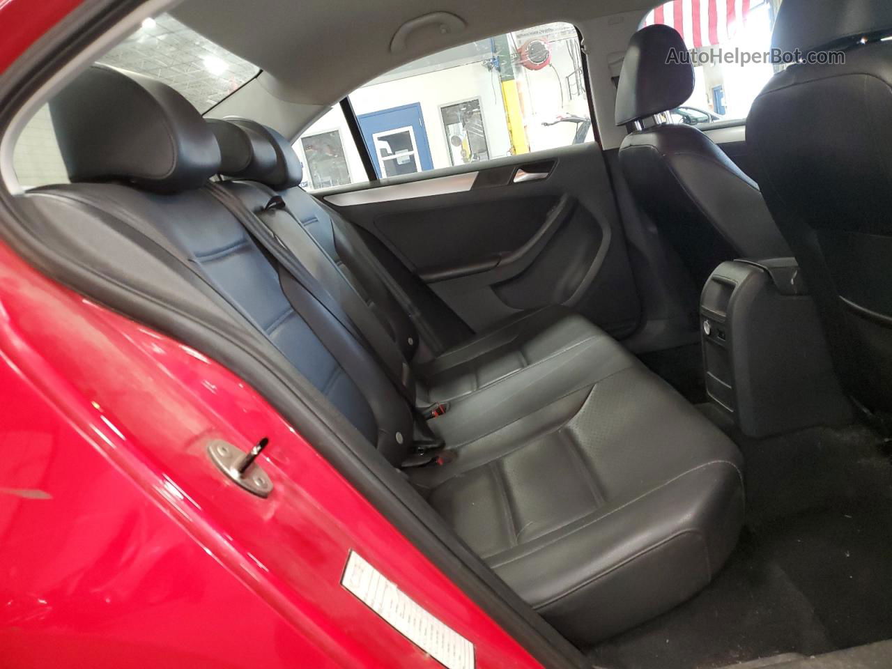 2013 Volkswagen Jetta Se Red vin: 3VWDP7AJXDM404209