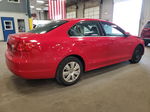 2013 Volkswagen Jetta Se Red vin: 3VWDP7AJXDM404209