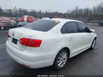 2013 Volkswagen Jetta 2.5l Se White vin: 3VWDP7AJXDM428543